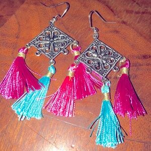 New Handmade tassel earrings by Amanda Sanchez